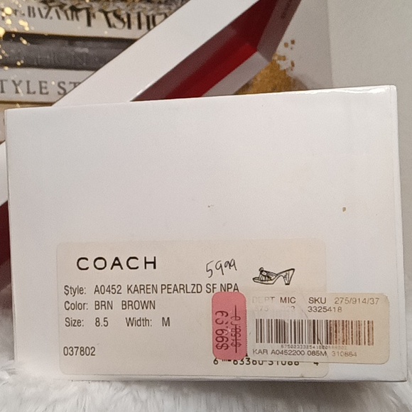 Coach Karen Pearlzd Shoes 👡 - Picture 14 of 17